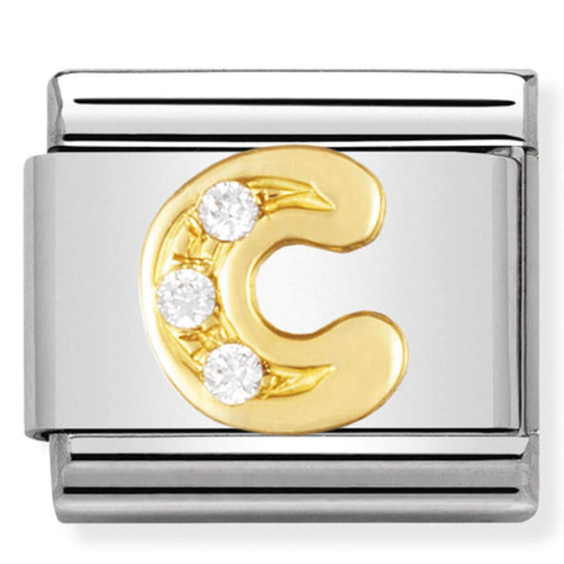 Nomination Gold Letter C - Christopher George Jewellers