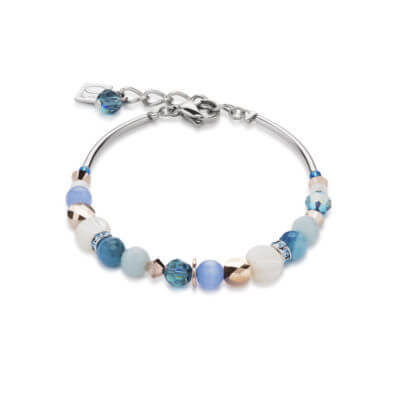 Coeur De Lion Turquoise-Blue Crystal Bracelet