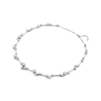 Fei Liu Bubble Necklace in Silver Cubic Zirconia BUB-925R-101-CZ00