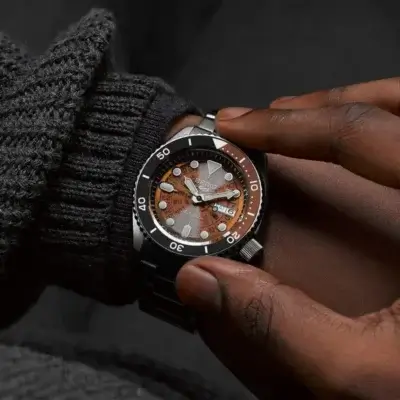 Seiko Seiko 5 Sports SKX ‘Skeleton Style’ Orange SRPJ47K1