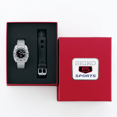 Seiko 5 Sports ‘Pepper Black’ 1968 Recreation Limited Edition SRPL05K1