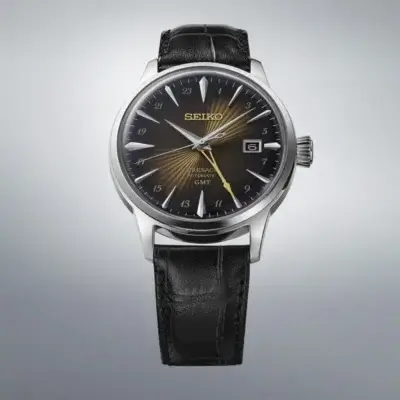 Seiko Presage ‘Rusty Nail’ Cocktail Time GMT SSK039J1