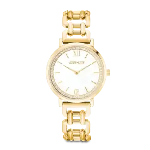 Coeur De Lion Watch Round Sparkling Mother-of-Pearl Statement 7652/74-1643