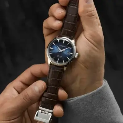 Seiko ‘Midnight Blue Moon’ Presage Cocktail Time SRPK15J1