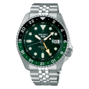 Seiko 5 Sports SKX GMT Bi-Colour Green SSK035K1